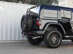 aFe - aFe Vulcan Series 2.5in 304SS Cat-Back Exhaust 2021+ Jeep Wrangler 392 6.4L w/ Polished Tips 49-38098-P - Image 2