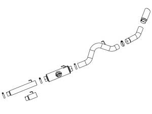 aFe - aFe MACHForce XP Exhaust 5in Cat-Back SS 04.5-07 Dodge Diesel Trucks L6-5.9L (td) 49-42012 - Image 8