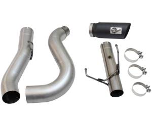 aFe - aFe MACHForce XP Exhaust Large Bore 5in DPF-Back SS 13-15 Dodge Trucks L6-6.7L (td) *Black Tip 49-42051-1B - Image 8