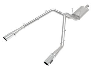 aFe - aFe Apollo GT Series 3 in 409 Stainless Steel Cat-Back Exhaust System w/ Polish Tip V8-5.7L HEMI 49-42074-P - Image 1