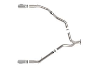 aFe - aFe Large Bore-HD 3in 409SS DPF-Back Exhaust System w/ Polished Tip RAM 1500 20-21 V6-3.0 49-42080-P - Image 6