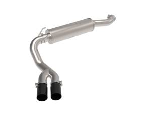 aFe - aFe POWER Rebel Series 3.5in SS Cat Back Exhaust w/Black Tips 19-21 RAM V8-6.4L Hemi 49-42082-B - Image 1