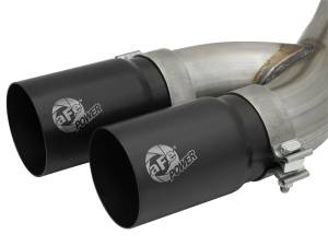 aFe - aFe POWER Rebel Series 3.5in SS Cat Back Exhaust w/Black Tips 19-21 RAM V8-6.4L Hemi 49-42082-B - Image 2
