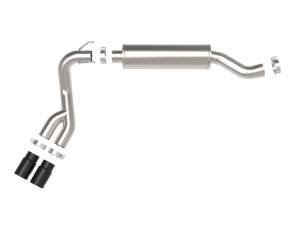 aFe - aFe POWER Rebel Series 3.5in SS Cat Back Exhaust w/Black Tips 19-21 RAM V8-6.4L Hemi 49-42082-B - Image 4