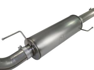 aFe - aFe MACHForce XP Exhaust Cat-Back SS-409 4in Polished Tip 11-12 Ford F-150 EcoBoost V6-3.5L (tt) 49-43041-P - Image 5