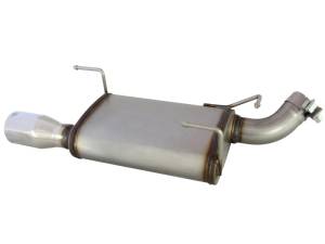 aFe - aFe Axle-Back Exhaust 2.5in 409SS w/Polished Tip 05-09 Ford Mustang V6 4.0L 49-43048 - Image 4