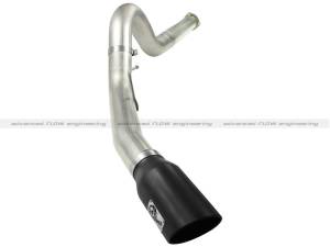 aFe - aFe MACHForce XP 5in DPF-Back Stainless Steel Exhaust , Blk, Ford Diesel Trucks 11-14 V8-6.7L td 49-43055-B - Image 1