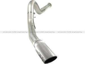 aFe - aFe MACHForce XP 5in DPF-Back Stainless Steel Exh Sys, polished tip,Ford Diesel Trucks 11-14 V8-6.7L 49-43055-P - Image 1