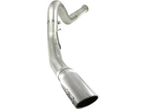 aFe - aFe MACHForce XP 5in DPF-Back Stainless Steel Exh Sys, polished tip,Ford Diesel Trucks 11-14 V8-6.7L 49-43055-P - Image 2