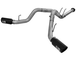 aFe - aFe Large Bore-HD DPF-Back Exhaust System Ford Diesel Trucks 11-14 V8-6.7L (td) 49-43065-B - Image 1