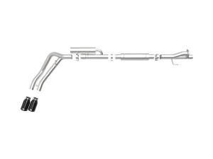 aFe - aFe Rebel Series 3in 409 SS Cat-Back Exhaust w/ Black Tips 17-20 Ford F-250/F350 V8 6.2L/7.3L 49-43117-b - Image 2