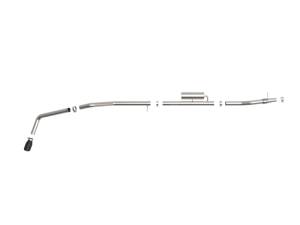aFe - aFe Apollo GT Series 3in 409 SS Cat-Back Exhaust 19-20 Ford Ranger 2.3L w/ Black Tips 49-43118-B - Image 7