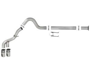 aFe - aFe Power 11-14 Ford F250/F350 6.7L Diesel Rebel XD 4in 409 SS DPF-Back Exhaust System - Pol Tips 49-43120-P - Image 5