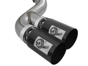 aFe - aFe Power 15-16 Ford F250/F350 6.7L Diesel Rebel XD 4in 409 SS DPF-Back Exhaust System - Black Tips 49-43121-B - Image 2