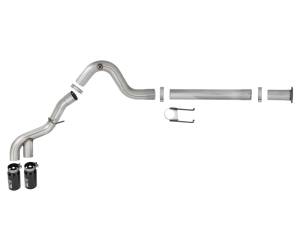 aFe - aFe Power 15-16 Ford F250/F350 6.7L Diesel Rebel XD 4in 409 SS DPF-Back Exhaust System - Black Tips 49-43121-B - Image 5