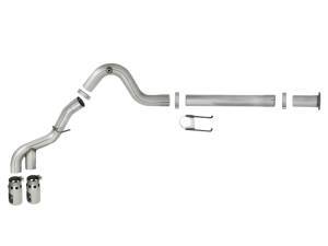 aFe - aFe Power 15-16 Ford F250/F350 6.7L Diesel Rebel XD 4in 409 SS DPF-Back Exhaust System - Pol Tips 49-43121-P - Image 5