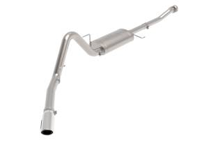 aFe - aFe Apollo GT 3in 409 SS Cat-Back Exhaust 2021 Ford F-150 V6 2.7L/3.5L (tt)/V8 5.0L w/ Polished Tips 49-43125-P - Image 1