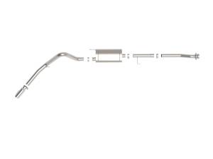 aFe - aFe Apollo GT 3in 409 SS Cat-Back Exhaust 2021 Ford F-150 V6 2.7L/3.5L (tt)/V8 5.0L w/ Polished Tips 49-43125-P - Image 7