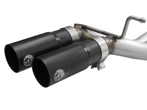 aFe - aFe Rebel 3in 409 SS Cat-Back Exhaust 2021 Ford F-150 V6 2.7L/3.5L (tt)/V8 5.0L w/ Black Tips 49-43128-B - Image 2