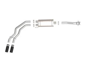 aFe - aFe Rebel 3in 409 SS Cat-Back Exhaust 2021 Ford F-150 V6 2.7L/3.5L (tt)/V8 5.0L w/ Black Tips 49-43128-B - Image 5