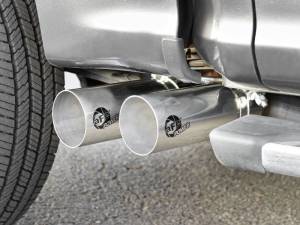 aFe - aFe Rebel 3in 409 SS Cat-Back Exhaust 2021 Ford F-150 V6 2.7L/3.5L (tt)/V8 5.0L w/ Polished Tips 49-43128-P - Image 4
