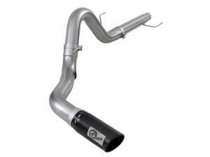 aFe - aFe 2021 Ford F-150 V6-3.0L (td) Large Bore 409 SS DPF-Back Exhaust System 49-43143-B - Image 1