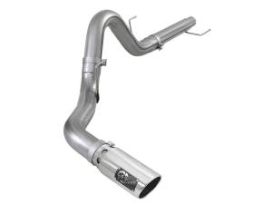 aFe - aFe 2021 Ford F-150 V6-3.0L (td) Large Bore 409 SS DPF-Back Exhaust System w/ Polished Tip 49-43143-P - Image 1
