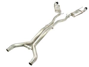 aFe - aFe MACHForce XP Exhaust 3in Stainless Stee CB/10-13 Chevy Camaro V8-6.2L (td) (gloss blk tip) 49-44039-B - Image 5