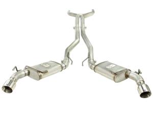 aFe - aFe MACHForce XP Exhaust 3in Stainless Stee CB/10-13 Chevy Camaro V8-6.2L (td) (pol tip) 49-44039-P - Image 5