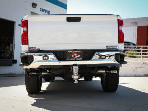 aFe - aFe Large Bore-HD 4in 409SS DPF-Back Exhaust System w/Black Tip 20 GM Diesel Trucks V8-6.6L (td) L5P 49-44126-B - Image 3