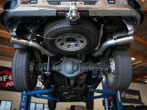 aFe - aFe Large Bore-HD 4in 409SS DPF-Back Exhaust System w/Polished Tips 20 GM Diesel Trucks V8-6.6L 49-44126-P - Image 4