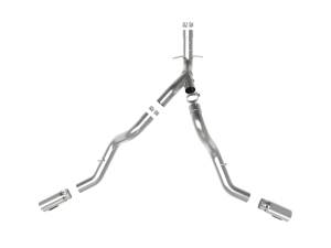 aFe - aFe Large Bore-HD 4in 409SS DPF-Back Exhaust System w/Polished Tips 20 GM Diesel Trucks V8-6.6L 49-44126-P - Image 6