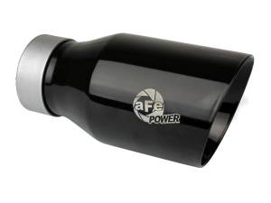 aFe - aFe Large Bore-HD 3in 409SS DPF-Back 20-21 GM Trucks L6-3.0L (td) LM2 - Black Tip 49-44128-B - Image 2