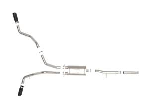 aFe - aFe Apollo GT Cat-Back Exhaust GM Trucks 09-18 V6-4.3L/V8-4.8/5.3L-Dual Rear-Side Exit Black Tips 49-44134-B - Image 6