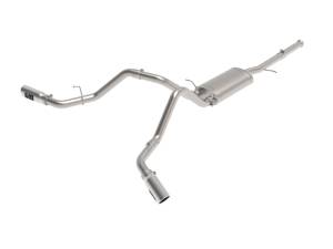 aFe - aFe Apollo GT Cat-Back Exhaust GM Trucks 09-18 V6-4.3L/V8-4.8/5.3L-Dual Rear-Side Exit Polish Tips 49-44134-P - Image 1