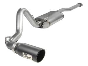 aFe - aFe MACHForce XP Exhausts Cat-Back SS-409 EXH CB Toyota Tacoma 05-13 V6-4.0L (Blk Tip) 49-46001-1B - Image 1