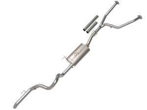 aFe - aFe 2022 Toyota Tundra V6-3.5L (tt) Apollo GT Series Hi-Tuck 2.5in to 3in 409 SS Cat-Back Exhaust 49-46062 - Image 1