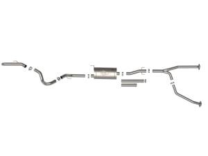 aFe - aFe 2022 Toyota Tundra V6-3.5L (tt) Apollo GT Series Hi-Tuck 2.5in to 3in 409 SS Cat-Back Exhaust 49-46062 - Image 4