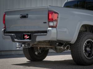 aFe - aFe 16-22 Toyota Tacoma Apollo GT Series 2.5in. - 3in. 409 SS Cat-Back Exhaust System w/ Black Tip 49-46063-B - Image 2