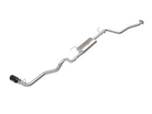 aFe - aFe 2024 Toyota Tacoma L4 2.4L Apollo Series 2.5-3in 409 SS Steel Cat-Back Exhaust w/Black Tips 49-46071-B - Image 1