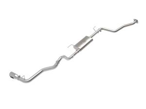 aFe - aFe 2024 Toyota Tacoma L4 2.4L Apollo Series 2.5-3in 409 SS Steel Cat-Back Exhaust w/Polished Tips 49-46071-P - Image 1