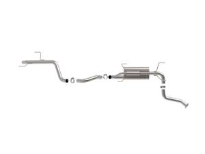 aFe - aFe 2025 Toyota 4Runner GT Series Hi-Tuck 2-1/2in 409 SS Cat-Back Exhaust 49-46079 - Image 5