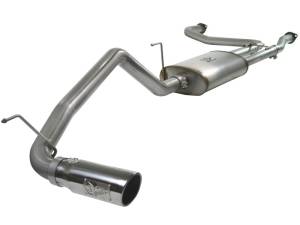 aFe - aFe MACHForce XP Exhaust Cat-Back 2.5/3in SS-409 w/ Polished Tip 04-12 Nissan Titan V8 5.6L 49-46102-P - Image 1