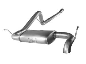 aFe MACHForce XP Exhausts Cat-Back SS-409 EXH CB Jeep Wrangler 2012 V6-3.6L (2 Dr) 49-46214