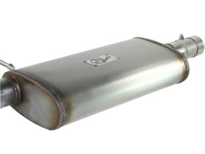 aFe - aFe MACHForce XP Exhausts Cat-Back SS-409 EXH Jeep Wrangler TJ 97-06 I6-4.0L HT - 2.5 In. 49-46223 - Image 3