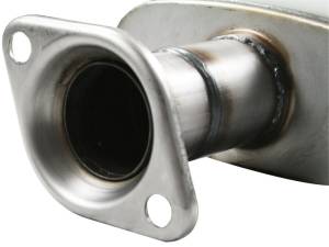aFe - aFe MACHForce XP Exhaust Cat-Back SS-409 04-06 Jeep Wrangler TJ Unl L6 4.0L 2.5in Off-Road No Tip 49-46229 - Image 3