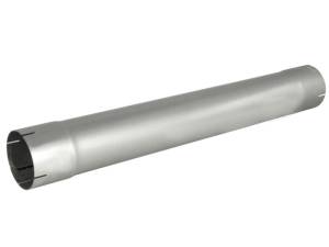 aFe - aFe MACHForce XP Exhausts Muffler Delete Aluminized 4 ID In/Out 8 Dia 49-91003 - Image 1