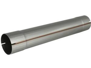 aFe - aFe Power MachForce XP Mufflers 5in T409 Stainless Steel Exhaust Muffler Delete Pipe 49-91041 - Image 1