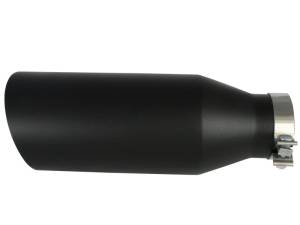 aFe - aFe MACHForce XP Exhausts Tips SS-304 EXH Tip 4In x 7Out x 18L Bolt-On (blk) 49-92023-B - Image 4
