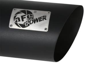 aFe - aFe MACHForce XP Exhausts Tips SS-304 EXH Tip 4In x 7Out x 18L Bolt-On (blk) 49-92023-B - Image 9